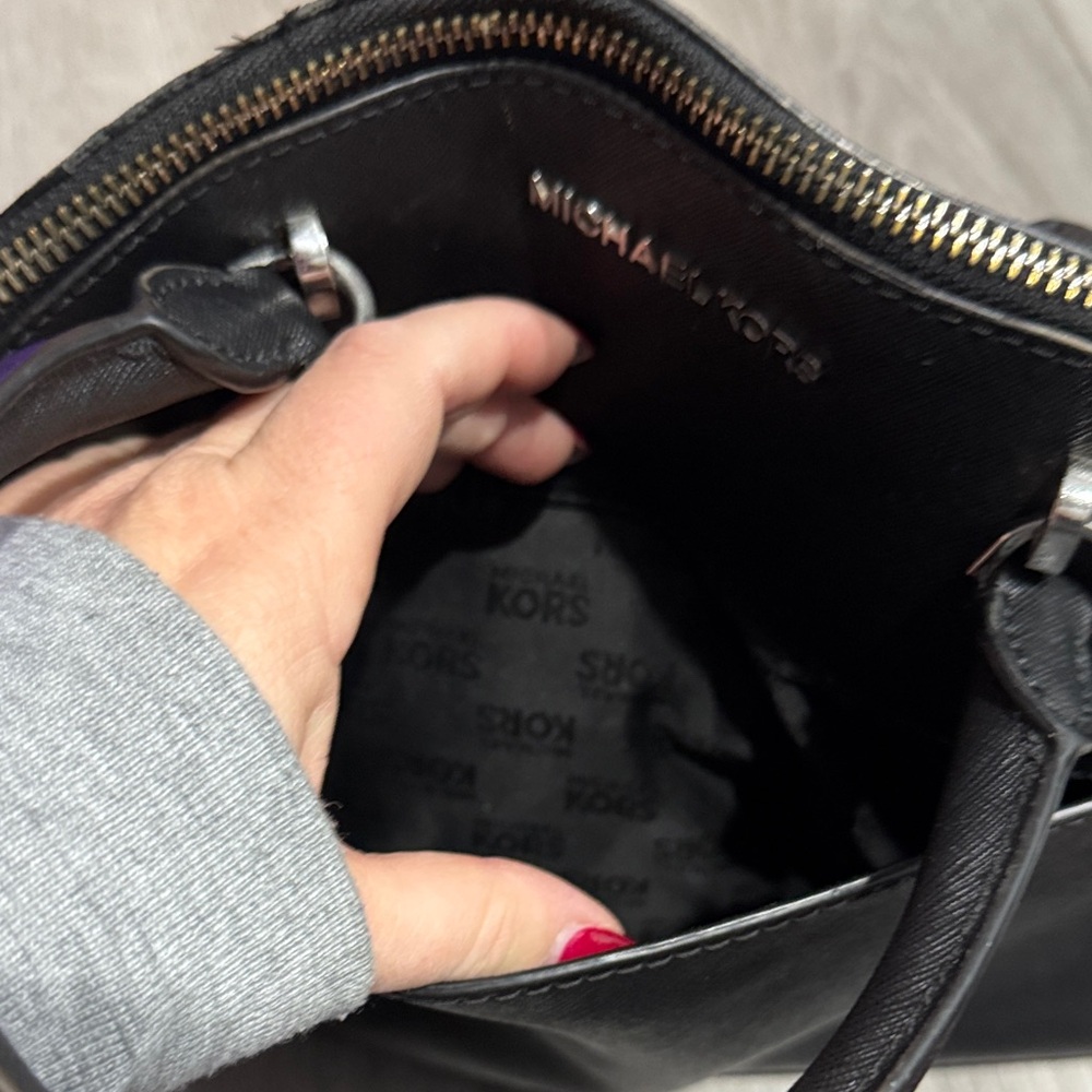 Michael Kors Black Satchel Bag - Picture 10 of 14